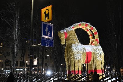 Úgy tűnik, a svéd karácsonyi szalmakecske túléli az idei évet