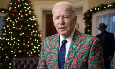 Nagyon furcsa és zavaros lett Joe Biden karácsonyi üzenete