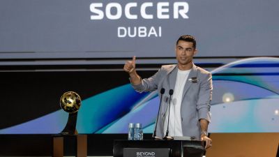 Cristiano Ronaldo beteg halakról beszélt a győzelme után a díjátadón