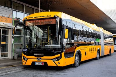 Januártól már bárki utazhat a Volán e-busz járatain