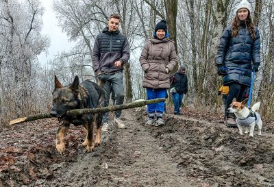 Szilveszteri Falka Séta a tiszai hullámtérben – fotóriport