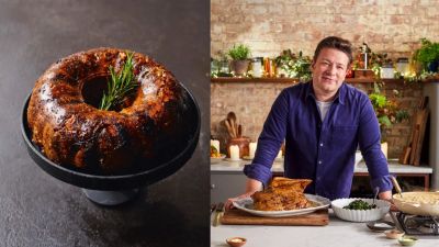 Jamie Oliver vegetáriánus receptje: Sajtos zöldségkoszorú