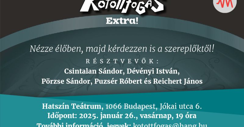 Jelentkezzen a januári Kötöttfogás Extrára!