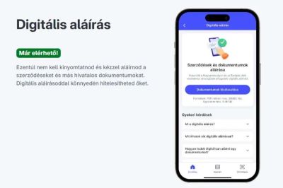 Már elektronikus aláírás is van a DÁP appban, csak még nem mindenkinek