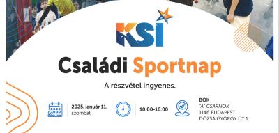 Családi Sportnapot szervez a KSI január 11-re