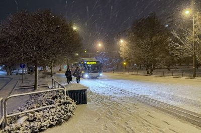 Reggelre fehérbe borult Miskolc