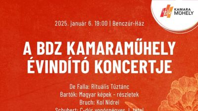 Évindító koncert a BDZ Kamaraműhellyel