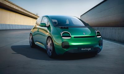 Stílusos és megfizethető elektromos autó lesz a Renault Twingo