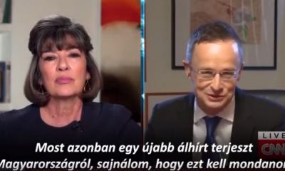 Újabb videó Szijjártó gyógypedagógiai tevékenységéről, meglepő módon megint a CNN hazugságait kellett helyretennie