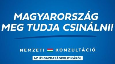 A nemzeti konzultáció eredménye egyetértést mutat