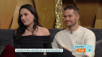 „Olyan nagy volt hó, nem vettem észre, hogy letérdelt” - Koltai Vivien és Veréb Tomi az eljegyzésükről mesélt