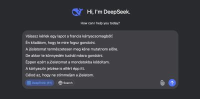 Okosabb vagy, mint a DeepSeek?